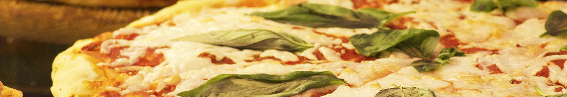 Eating Italian Pizza at Michelangelo's at Pizza Heaven - Fullerton Restaurant restaurant in Fullerton, CA.